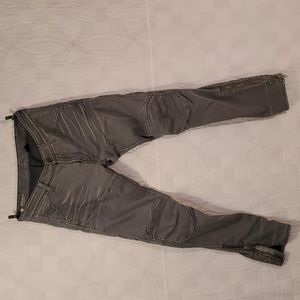 G Star Raw 5620 Ankle Zip 3D Supper Slim 33-w 32-l Grey